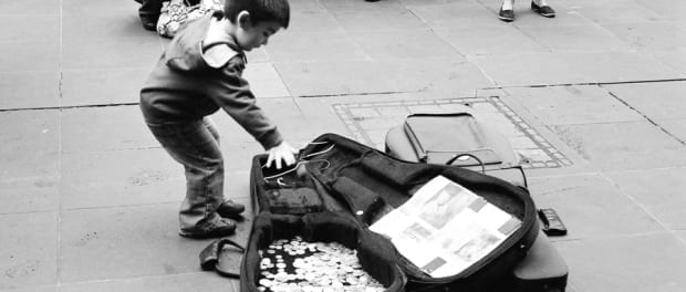 Our Last 10p: Busking