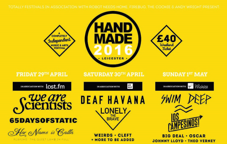 Final line-up is announced for Handmade Festival 2016