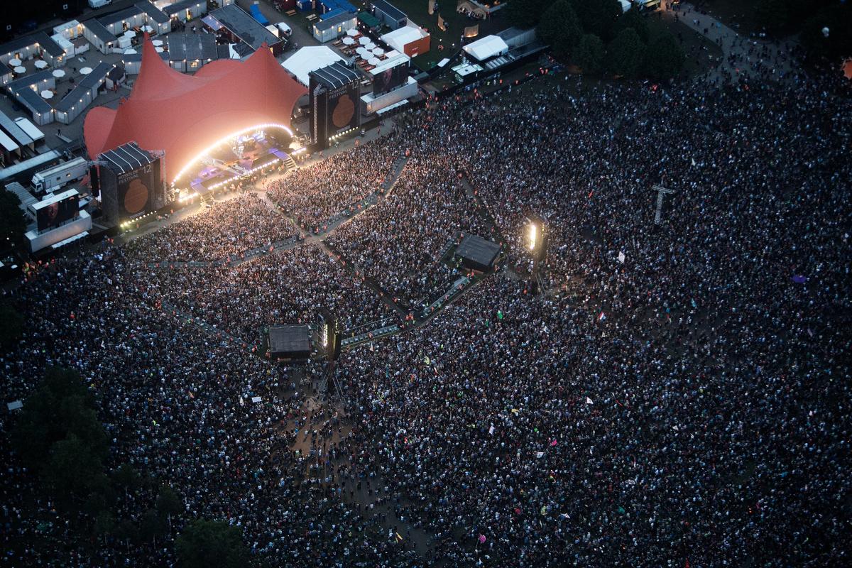 Bruce Springsteen i fugleperspektiv