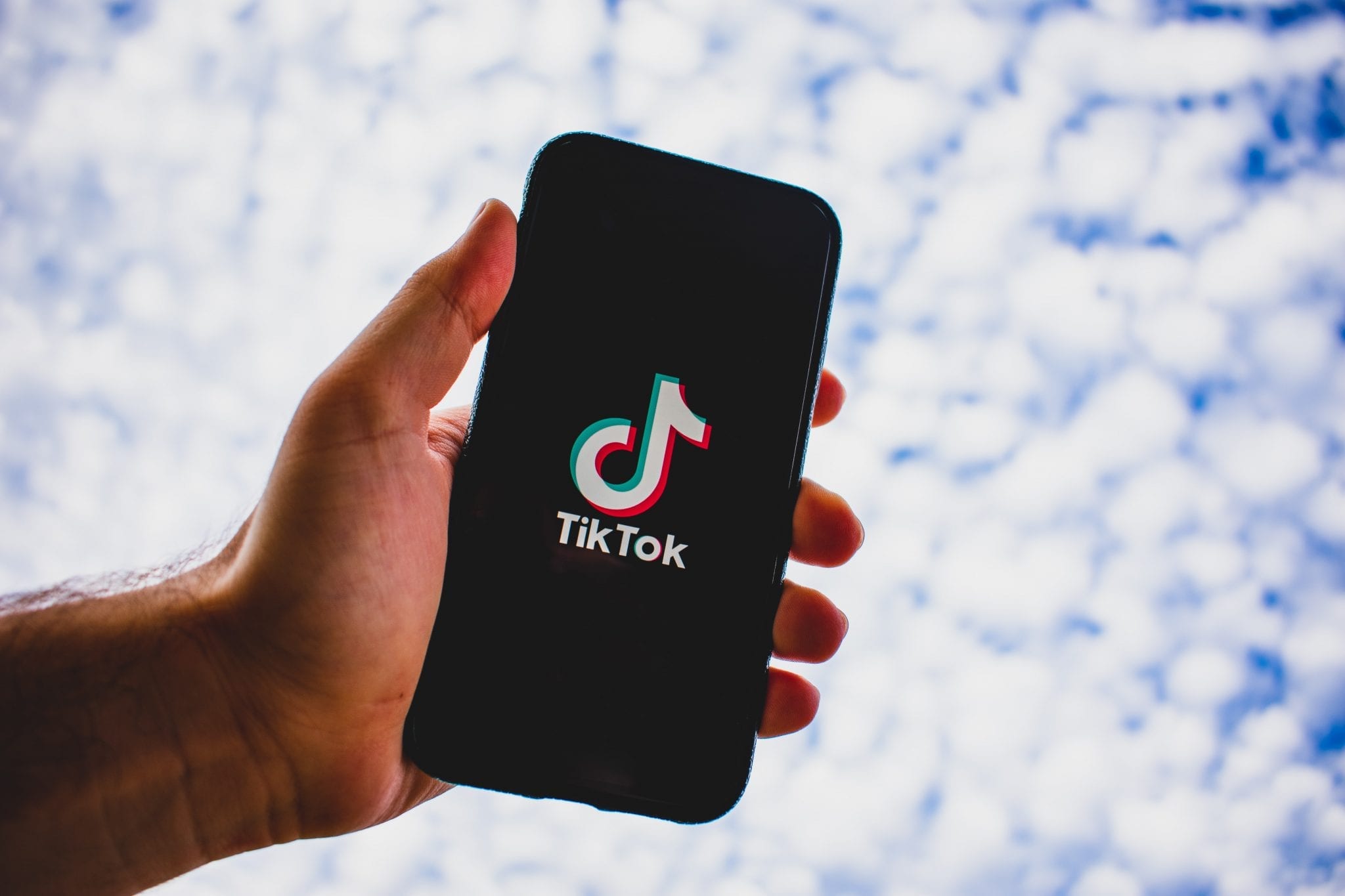 TikTok app loading on iphone