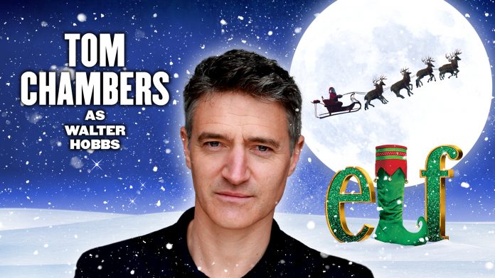 Tom Chambers in Elf the musical