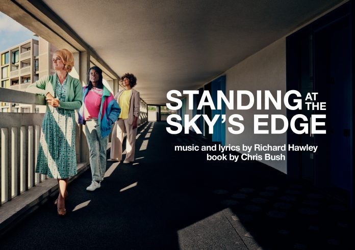 poster image for Standing at the Sky's Edge, which will be performed during the national theatre 2023 programme