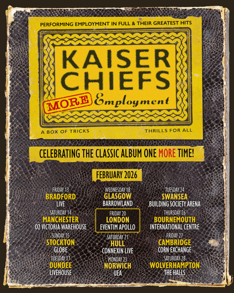 Live Review: Kaiser Chiefs // O2 Victoria Warehouse, 14.02.26