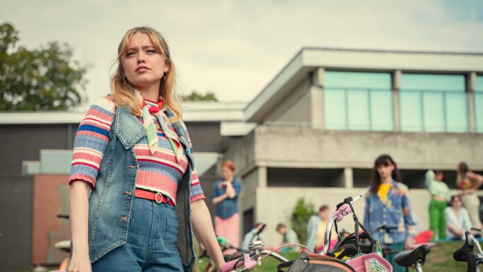 Aimee Lou Wood as Aimee in Netflix's 'Sex Education'